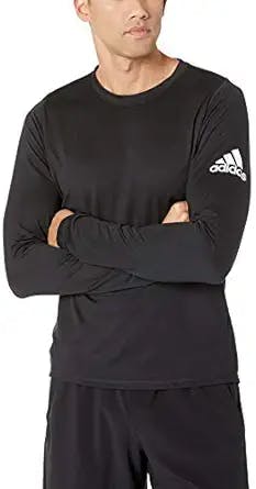 adidas Men's Freelift Sport Badge of Sport Long sleeve Tee