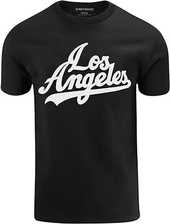 Get that Cali Cool with Los Angeles Letters Mens Graphic Shirt – A Trendy P