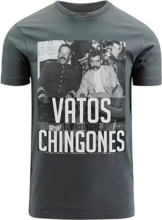 Vatos Chingones Mens Shirts Pancho Villa Emiliano Zapata Mexican Heroes