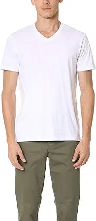 Vince Men's Favorite Pima Cotton Short-Sleeve V-Neck T-Shirt: The Softest T