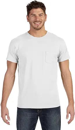 Hanes Men's Nano Premium Cotton Pocket T-Shirt (Pack of 2)
