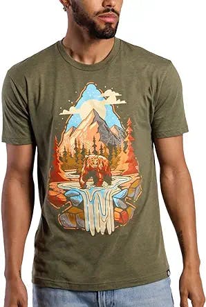 INTO THE AM Premium Graphic Tees Men - Cool Design T-Shirts for Guys S - 4XL