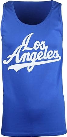 ShirtBANC Original Los Angeles Letters Mens Tank Top Shirt California Love Tee