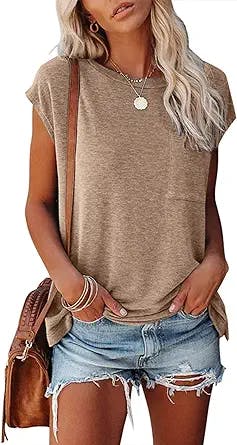 The Perfect Summer Top for Your Casual Days: MEROKEETY Cap Sleeve T-Shirt R