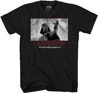 STAR WARS Darth Vader Leadership Motivational Poster Mens T-Shirt