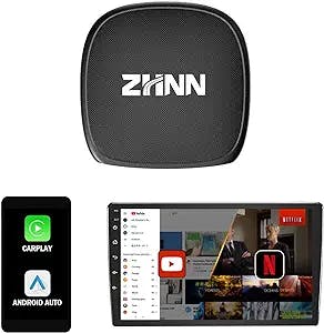 ZHNN Android 11 CarPlay AI Box with Netflix Wireless Carplay Magic Box/Wireless Android Auto Multimedia Video Box, 2023 Newest Chip, for Factory Cars Convert OEM Wired Carplay to Wireless