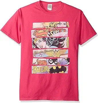 DC Comics Men's Dc Characters Original Universe T-Shirt