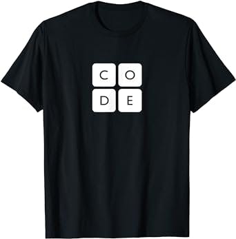 The Ultimate No-Code Swag: Code.org Standard Short Sleeve T-Shirt - White L