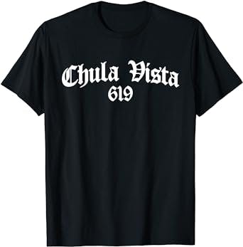 Chula Vista 619 Area Code OG Original Gangster Biker Chicano Tee: Slaying t
