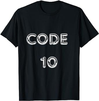 Code 10 T-Shirt Review: The Perfect Fit for the Code-Savvy Fashionista