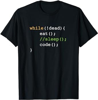 Get Your Code On with the Funny Computer Science Programmer Eat Sleep Code 