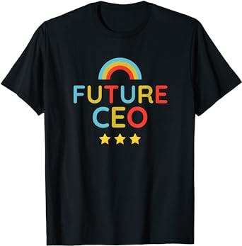 Cute Back to School Future CEO Big Boss Kids Be Millionaire T-Shirt