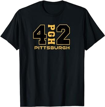 Pennsylvania 412 Area Code Burgh Steel City Local Pittsburgh T-Shirt