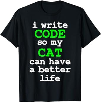 Unleash Your Inner Coding Cat with This Gift T-Shirt