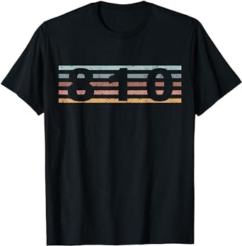 810 Area Code Retro Michigan Flint T-Shirt