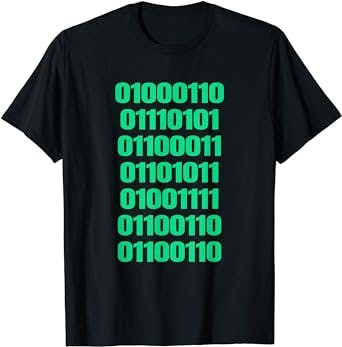 Fuck Off In Binary Code T-Shirt