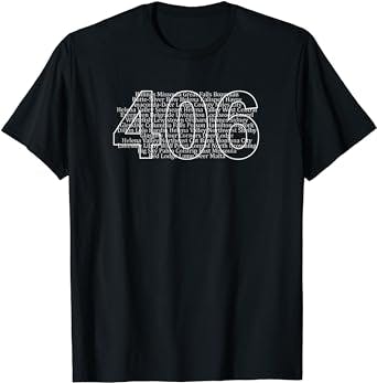 Montana: Area Code 406 T-Shirt Review