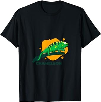The Chameleon T-Shirt: A Fun and Color-Changing Addition to Your Wardrobe!