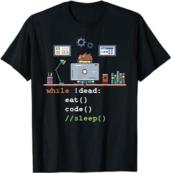 Computer Science Python Programmer Eat Code Sleep T-Shirt