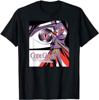 Get Your Weeb On with the Code Geass LeLouch and the Geass Eye T-Shirt!