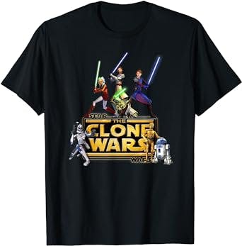 Star Wars The Clone Wars Jedi Warriors T-Shirt