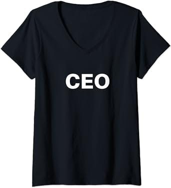 Womens Start Up KDrama CEO V-Neck T-Shirt