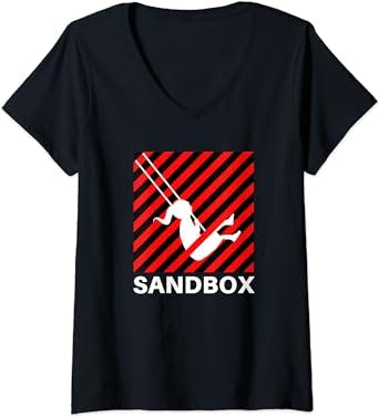 Womens Start-Up Sandbox KDRAMA V-Neck T-Shirt: The Perfect Fit for Aspiring