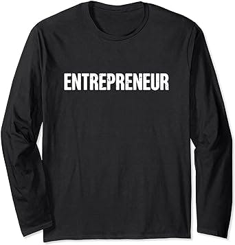 Distressed Startup Boss, CEO & Business Owner Entrepreneur Long Sleeve T-Shirt