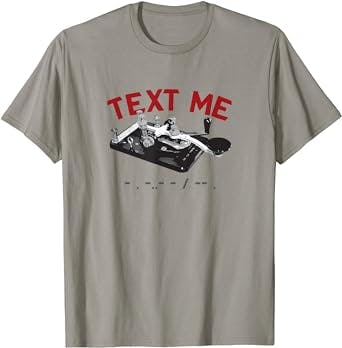 Looking Cool in Code: The Text Me-Morse Code Key-Ham Radio T-Shirt Review